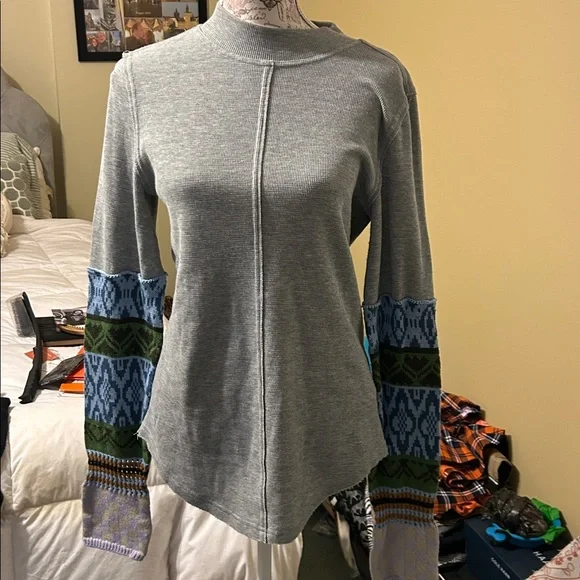 Set of two Free People thermal henleys - Picture 2 of 4